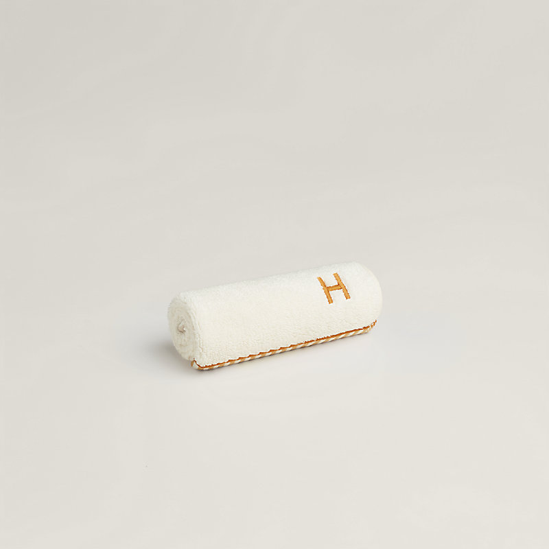 カレ・タオル 《ヴィス・ヴェルサ》 - ホワイト | Hermès - エルメス